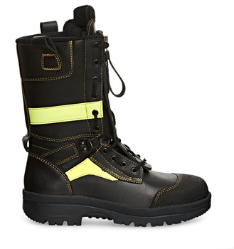 Trzewiki z Membraną Strażackie BLAST 828 Protektor Czarne F2A