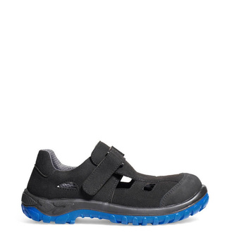 Sandały Ochronne BASIC 431 Protektor Czarne S1P Mikrofibra Welurowa